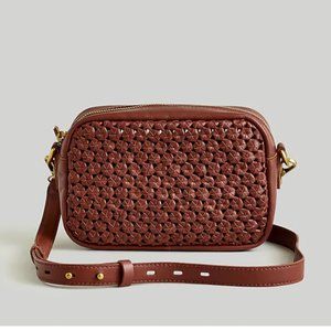 Brand New Madewell Transport Camera Bag: Crochet Leather Edition